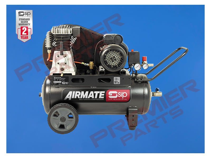 SIP BD 3HP 50ltr Belt Drive Compressor 06456