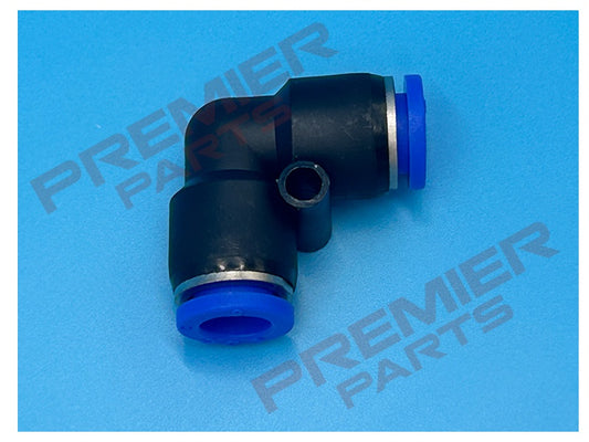 PUSH FIT EQUAL ELBOW FOR METRIC TUBE 4MM-12MM OD