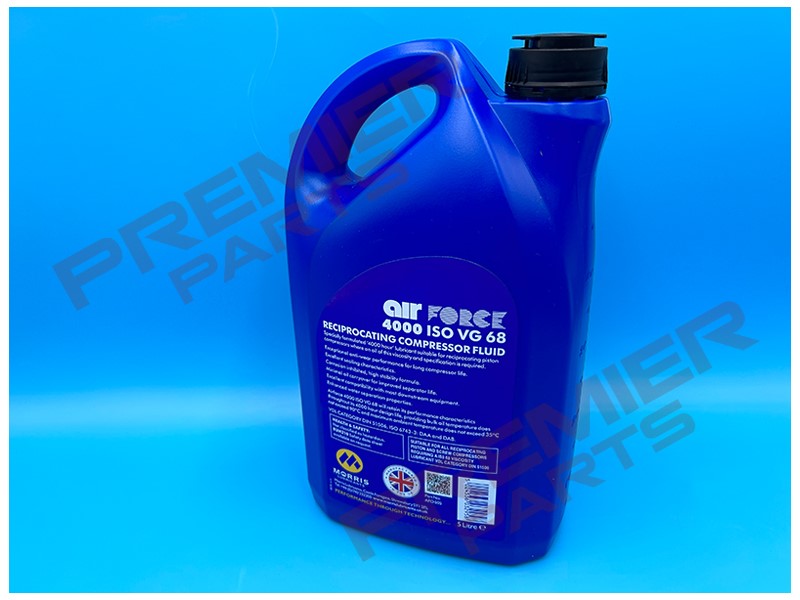 Morris Air Force 4000 ISO VG 68 Compressor Oil 5Ltr AFO005