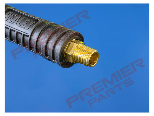 SEALEY High-Visibility Air Hose with 1/4"BSP Unions 10m x 8mm AHFC10