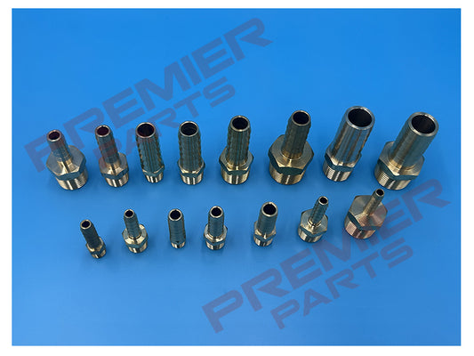 BRASS HOSE TAIL MALE THREAD