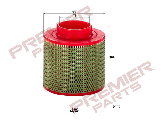 MANN AIR FILTER C17100