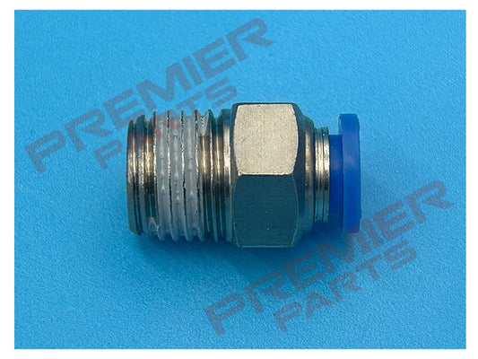 4MM PUSH FIT STUD FOR METRIC TUBE X BSPT MALE