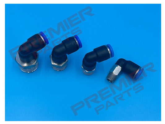 PUSH FIT SWIVEL ELBOWS FOR 8MM TUBE X BSPT