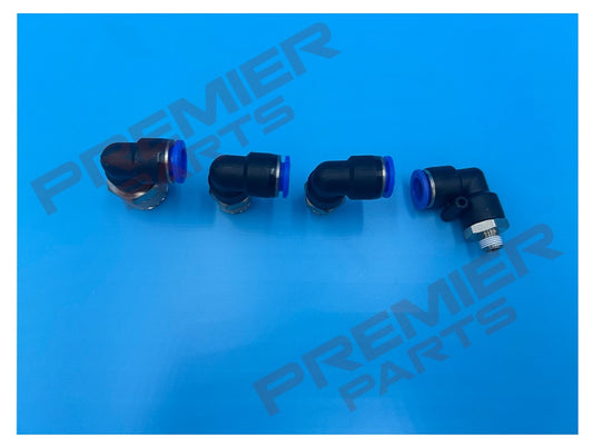 PUSH FIT SWIVEL ELBOWS FOR 10MM TUBE X BSPT MALE