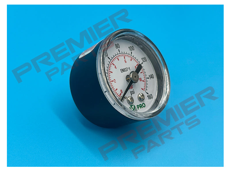 40MM PRESSURE GAUGE 0-10 BAR 1/8 BACK ENTRY