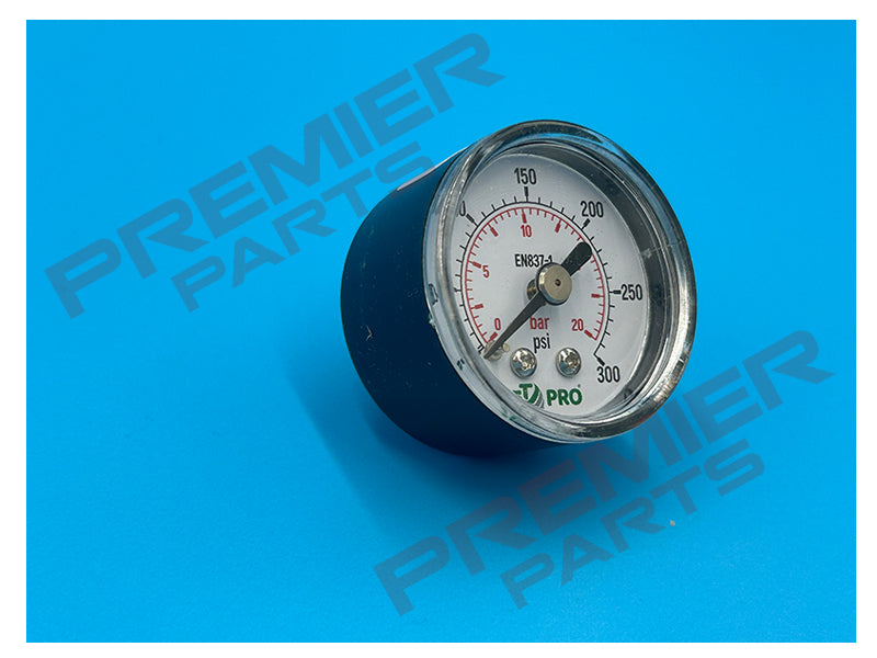 40MM PRESSURE GAUGE 0-20 BAR 1/8 BACK ENTRY