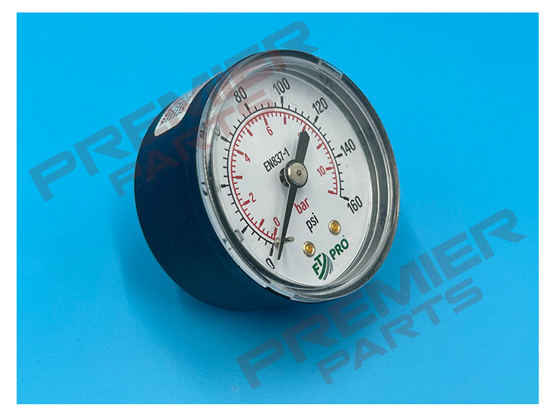 50MM PRESSURE GAUGE 0-10 BAR 1/8 BACK ENTRY