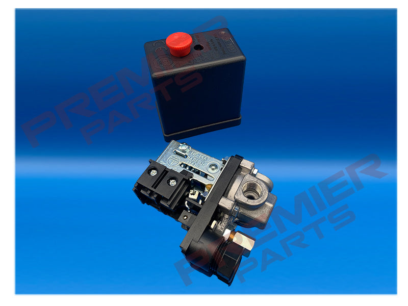 Pressure Switch (Ports 3/8 x1, 1/4 x3) 20amp 1Phase