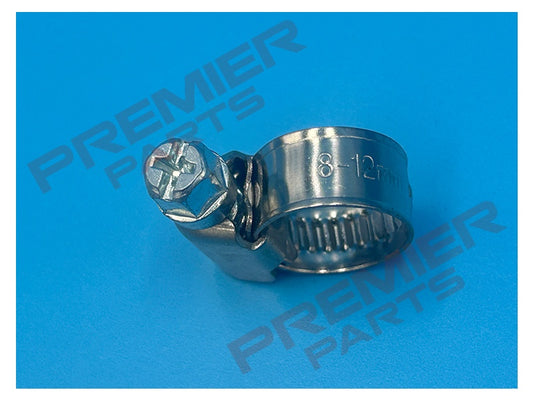WORM DRIVE HOSE CLIPS 9MM WIDTH 8-60MM RANGES