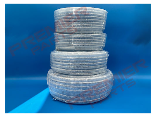 RPVC Hose 30mtr Coils Clear 1/4, 5/16, 3/8, 1/2