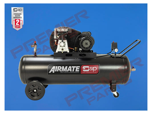 SIP BD 3HP 200ltr Belt Drive Compressor 06477