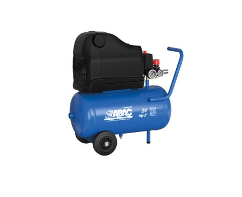 1129741052 ABAC Pole Position OSS20P 2Hp Piston Compressor 24 LTR
