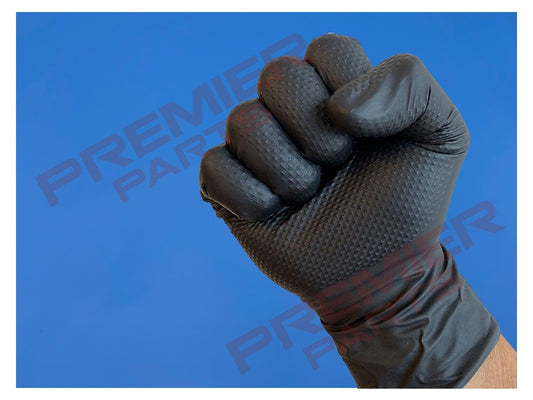 Black Diamond Grip Nitrile Gloves (50s) M,  L, XL
