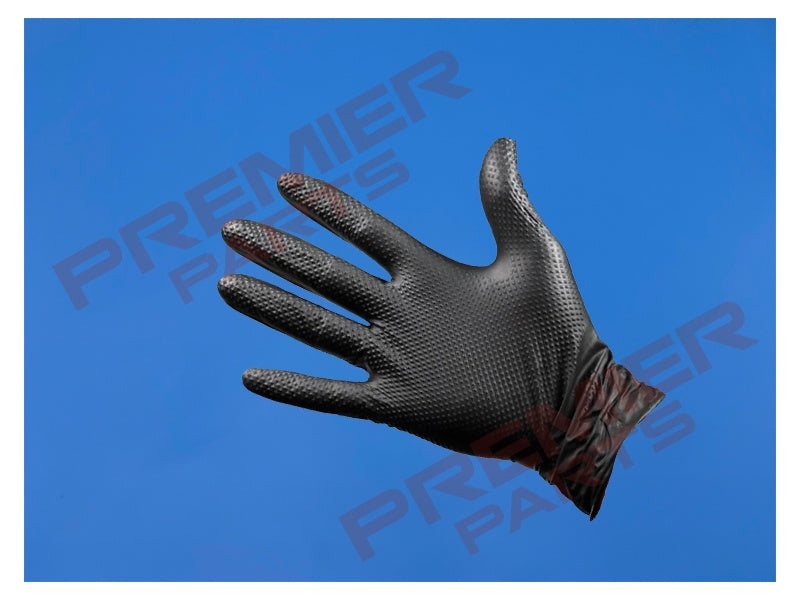 Black Diamond Grip Nitrile Gloves (50s) M,  L, XL