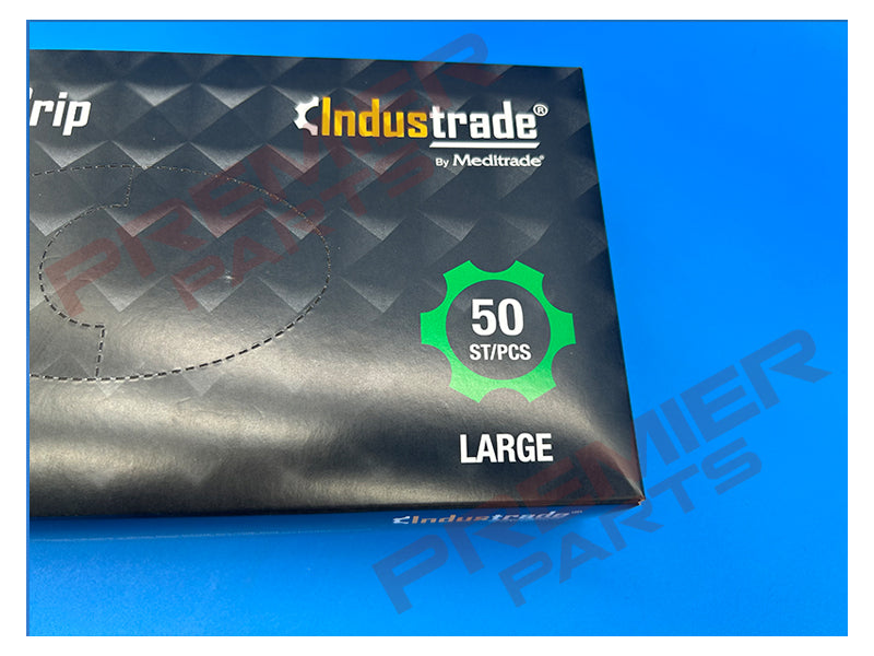 Black Diamond Grip Nitrile Gloves (50s) M,  L, XL