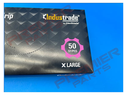 Black Diamond Grip Nitrile Gloves (50s) M,  L, XL