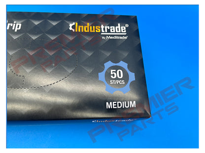 Black Diamond Grip Nitrile Gloves (50s) M,  L, XL