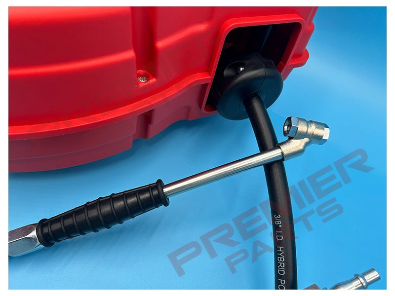 24LTR SEALEY AIR COMPRESSOR PACK WITH TYRE INFLATOR AND HOSE REEL