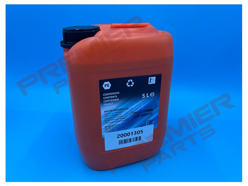 OEM Mattei ROT8000 F2 Oil 5ltr Rotoroil ROT8000F2 20001305