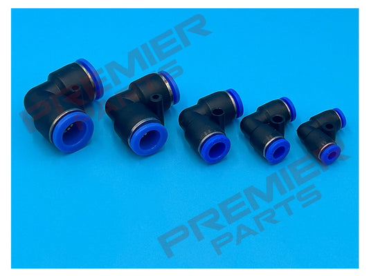 PUSH FIT EQUAL ELBOW FOR METRIC TUBE 4MM-12MM OD