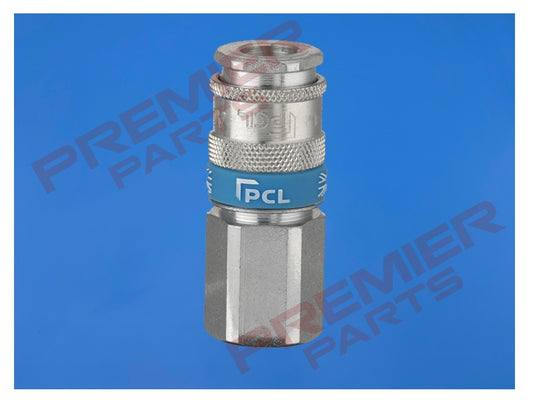PCL AC71JF XF-EURO S25 COUPLING FEMALE THREAD RP 1/2