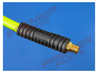 AHFC10 SEALEY High-Visibility Air Hose with 1/4"BSP Unions 10m x 8mm