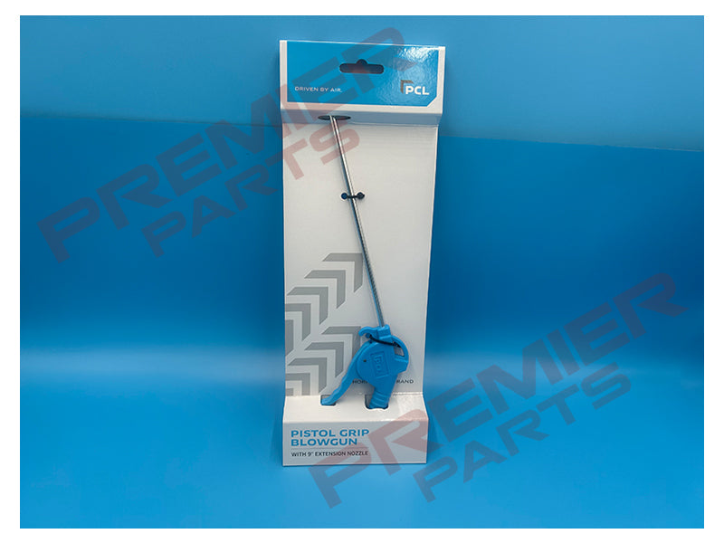 BG5007 PCL Blowgun, 9" Extension Nozzle, Rp 1/4 Inlet