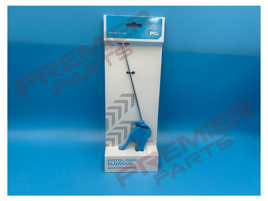 PCL Blowgun, 9" Extension Nozzle, Rp 1/4 Inlet BG5007