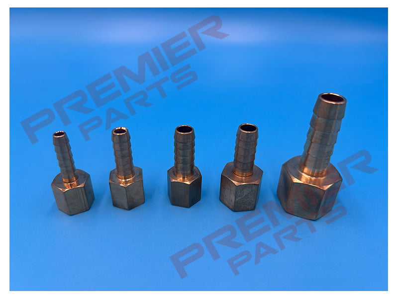 BRASS HOSE TAIL FEMALE THREAD