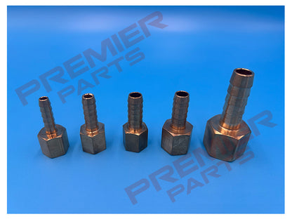 BRASS HOSE TAIL FEMALE THREAD