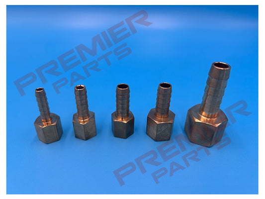 BRASS HOSE TAIL FEMALE THREAD