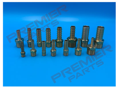BRASS HOSE TAIL MALE THREAD
