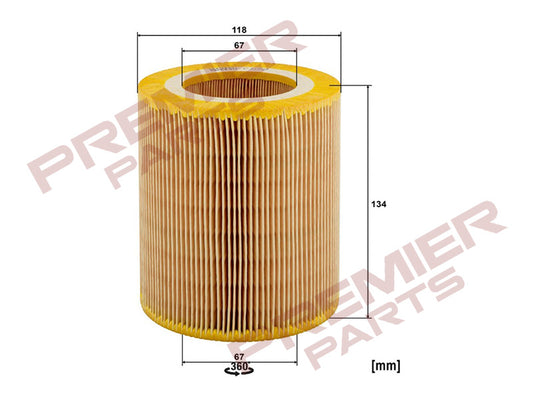 MANN AIR FILTER C1250