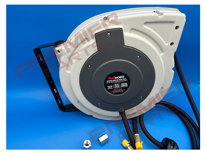 REDASHE C2752A WATER & COMPRESSED AIR HYBRID HOSE  REEL 15M X 3/8" + 1/4" ADAPTORS