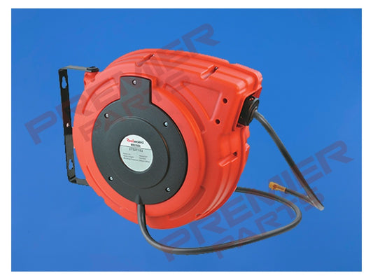 REDASHE C2753A WATER & COMPRESSED AIR HYBRID HOSE  REEL 15M X 1/2" + 3/8" ADAPTORS