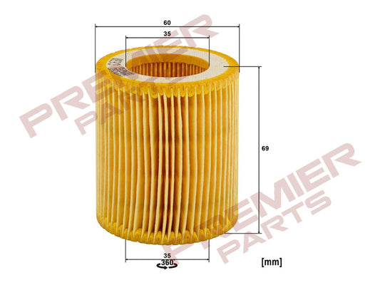 MANN AIR FILTER C630