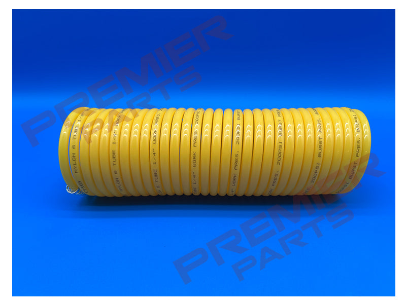 CH76 Coil Hose 25Ft (7.62M) With 1/4 Swivel nuts (Cone Seats)