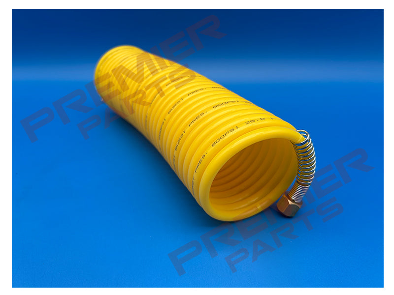 CH76 Coil Hose 25Ft (7.62M) With 1/4 Swivel nuts (Cone Seats)