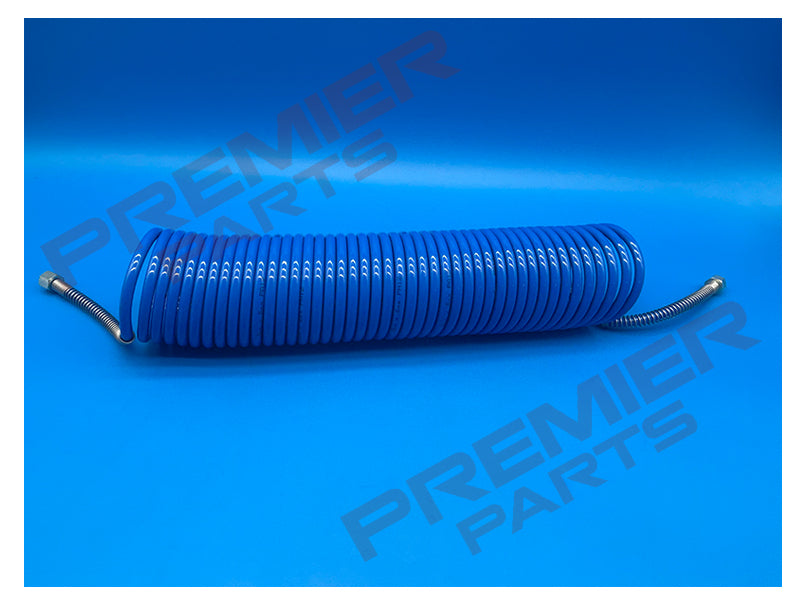 CH9F Coil Hose 9M With 1/4 Swivel Nuts (Cone Seats)