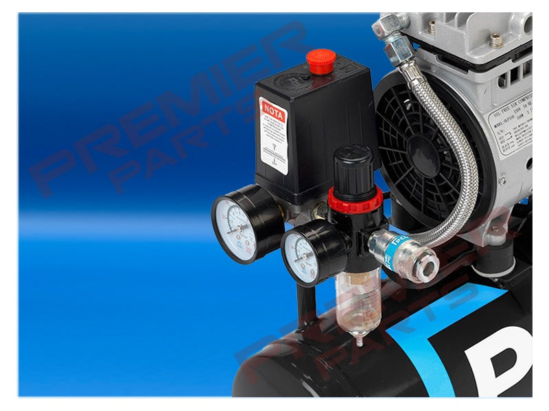 CMS09OF PCL 6L 0.75HP Direct Drive Oil Free Low Noise Compressor, 8 bar, 106 l/min