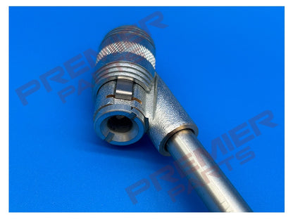 CO3B03 PCL Twin Clip-On Tyre Valve Connector, Female Thread Rp 1/4, Closed End (RED)