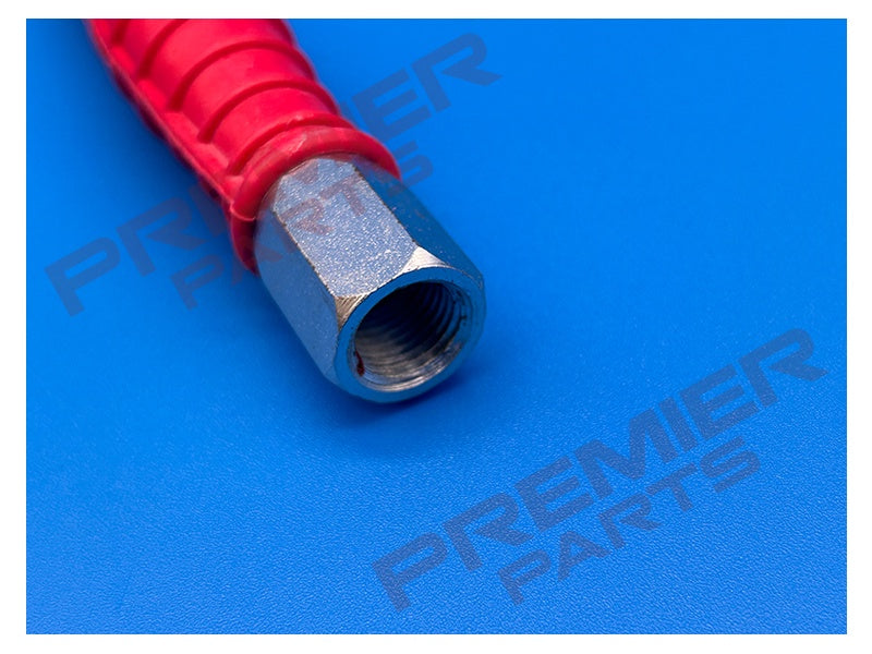 CO3B03 PCL Twin Clip-On Tyre Valve Connector, Female Thread Rp 1/4, Closed End (RED)