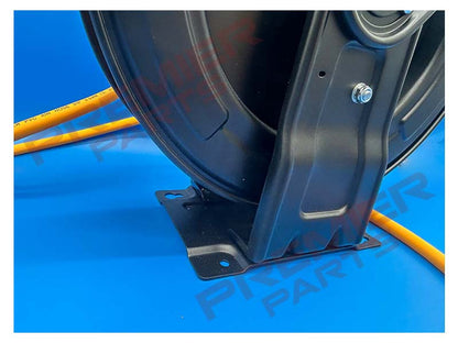 Steel Hose Reel c/w 20 mtrs of Yellow Ultraflex 3/8" ID Hose 1/4 Ends
