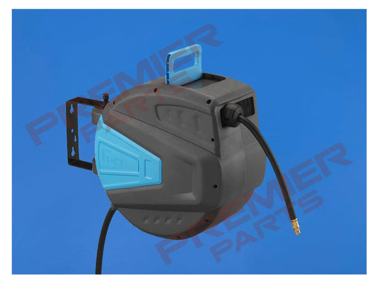 Workshop Pro Hose Reel, Air Hose, 15m of 10mm (3/8) i/d Hose 1/4 Male Connections