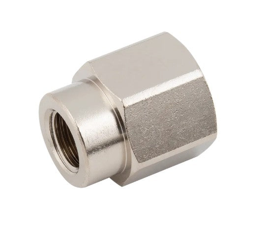 Nickel Plated Brass Reducing Socket BSPPF X BSPPF