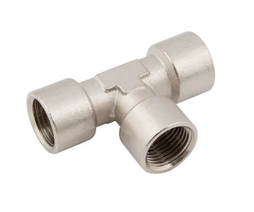 Nickel Plated Brass Female Tee