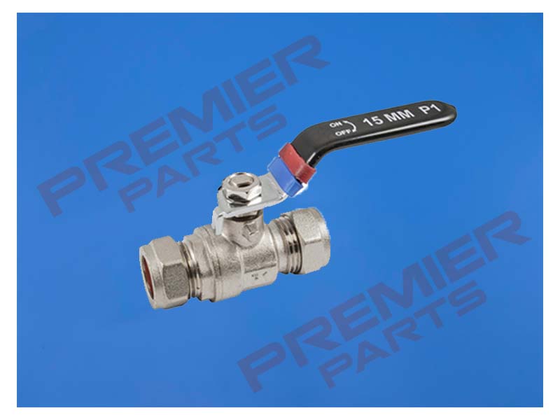 22mm Lever Ball Valve, Compression Fitting PA521P