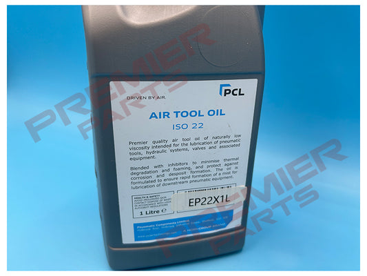 PCL Air Tool Oil ISO22 1 litre  EP22X1L