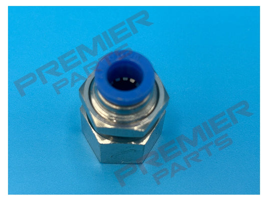 PUSH FIT X BSPF BULK HEAD FOR METRIC TUBE